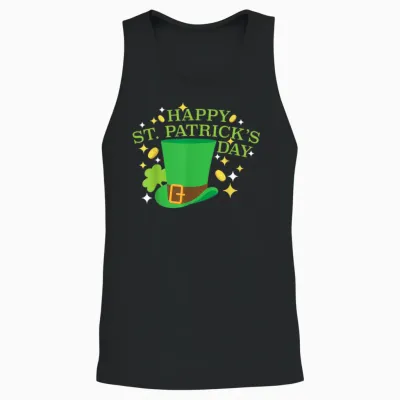 Leprechaun's Choice Happy St. Patrick's Day Paddy's Gear Fun T-Shirt, Black, S Unisex Tank Top - Black