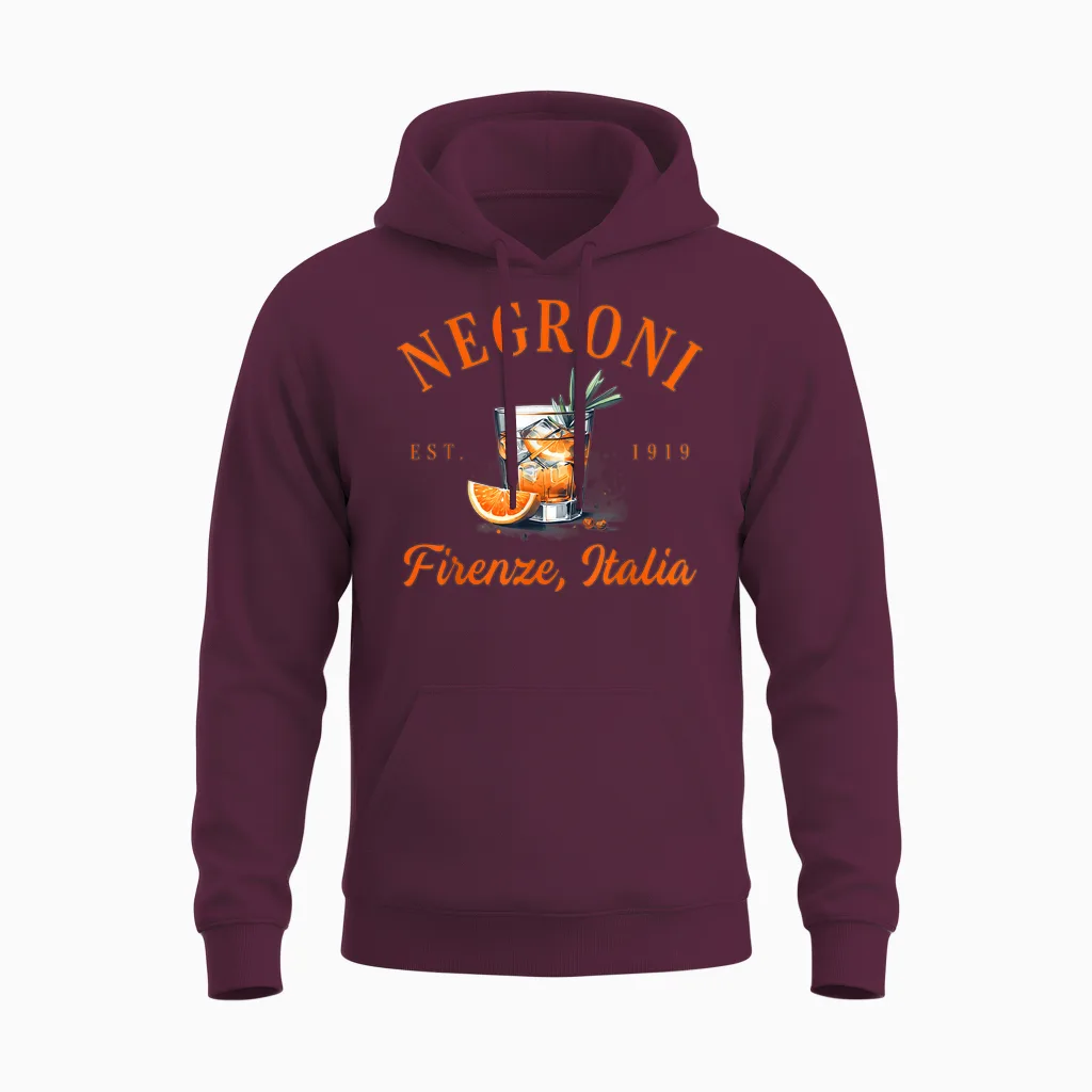 Ni Lover Firenze Italia Italian Travel Florence Italy Unisex Hoodie in Maroon