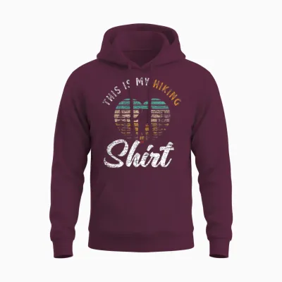 Hiking Hiking Unisex Hoodie - Maroon