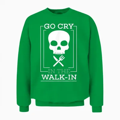 Funny Cook T-Shirt - Line Cook Tee - Chef Gift Unisex Sweatshirt - Irish Green