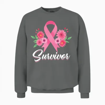 Survivor Cancer Survivor Awareness Cancer Survivor Unisex Sweatshirt - Graphite Heather