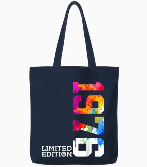 50. Geburtstag Limited Edition 1976 Tote Bags - Navy