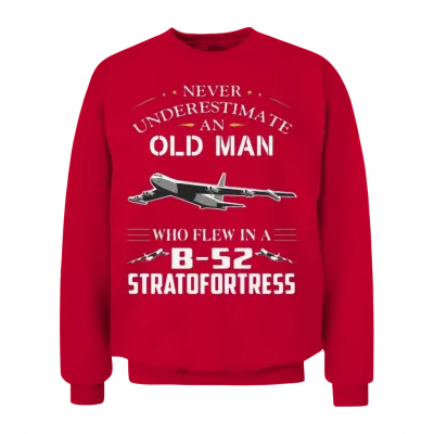 B 52 Bomber Unisex Sweatshirt - Red