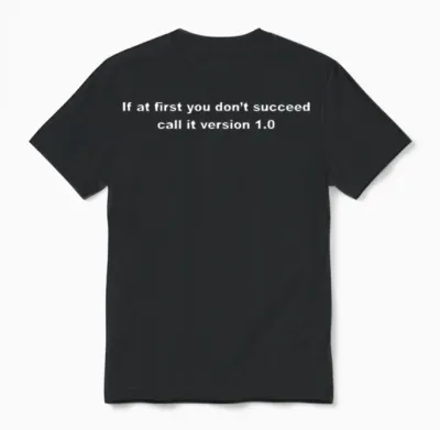Funny Programmer Joke Unisex T-Shirt - Black