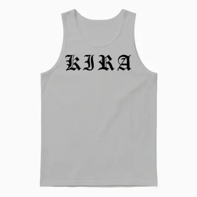 Kira Note Death Unisex Tank Top - Ash