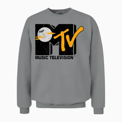 Mademark X Mtv - the Official Mtv Logo Original for Halloween Unisex Sweatshirt - Sport Grey