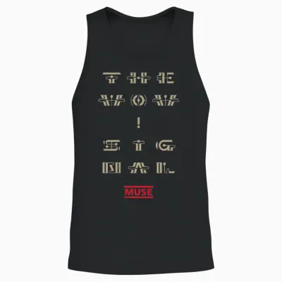 Official Muse the Wow! Signal Tracklist Unisex Tank Top - Black
