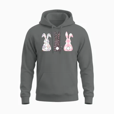 Frohe Ostern Cute Easter Bunny Rabbit Easter Bunny Unisex Hoodie - Graphite Heather