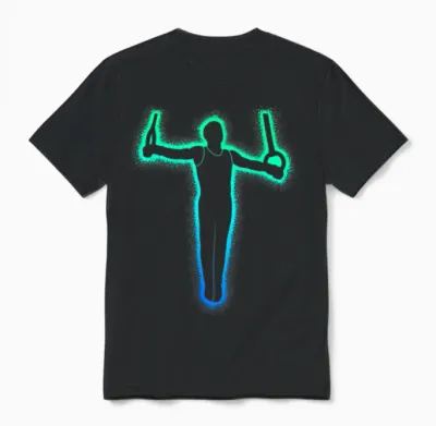 Gymnastics Rings for Kids Boys Gymnast Unisex T-Shirt - Black