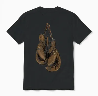 Boxer Boxing Vintage Gift Unisex T-Shirt - Black