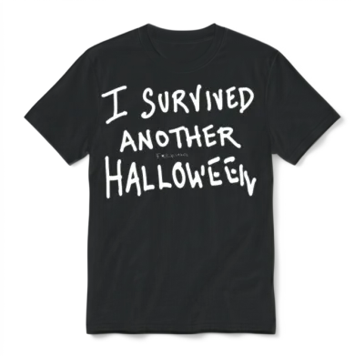 Halloween Quote Funny Unisex T-Shirt - Black