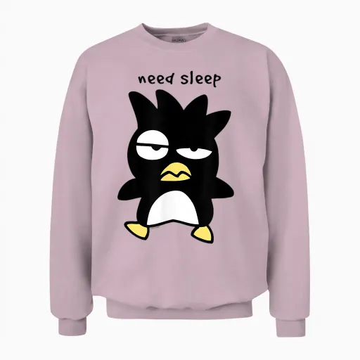 Badtz - Maru "need Sleep" Unisex Sweatshirt in Light Pink