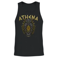 Athena Greek Mythology Unisex Tank Top - Black – 2