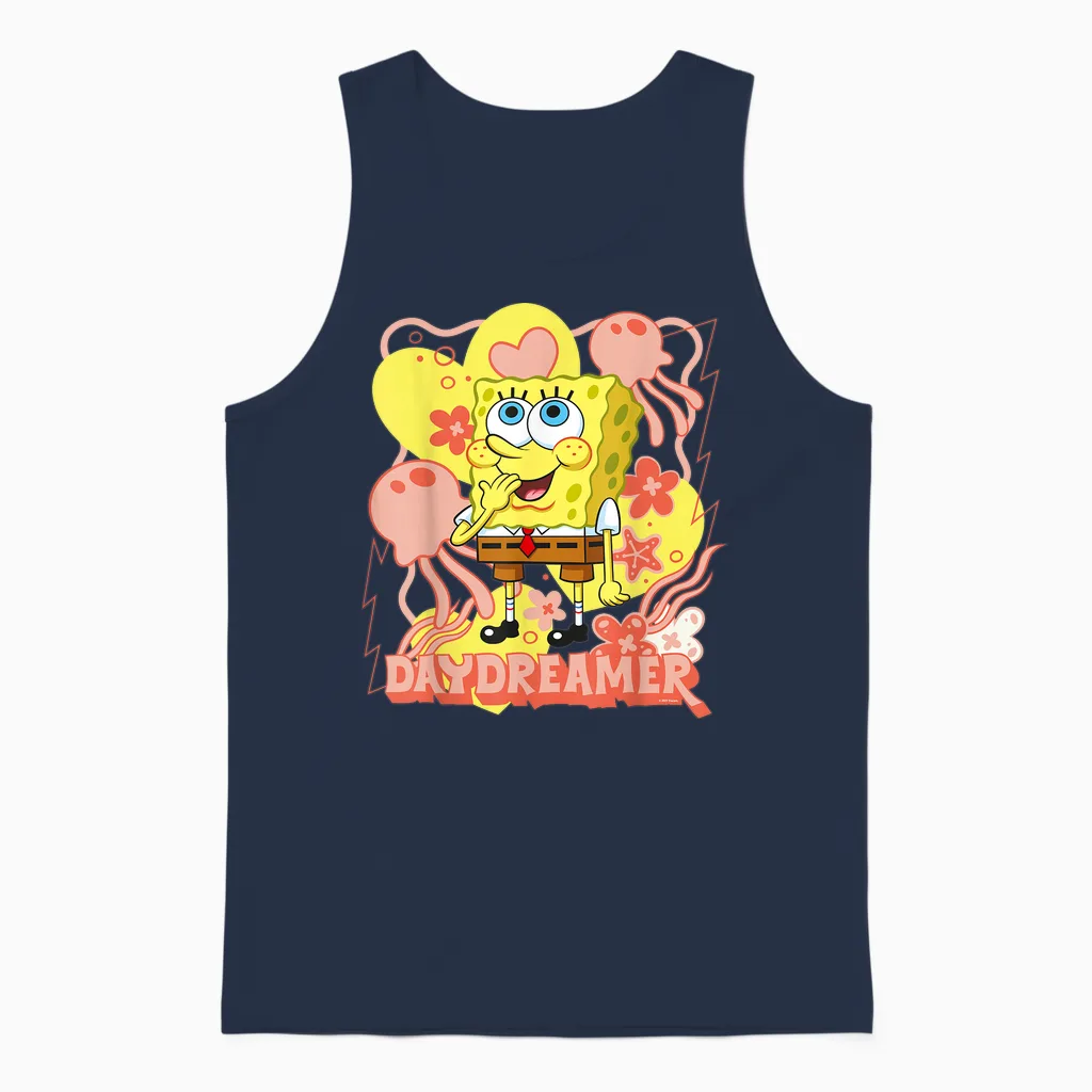 Sponge Bob - Schwammkopf Daydreamer Unisex Tank Top in Navy