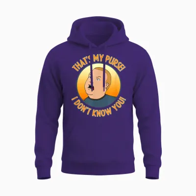 King of the Hill Bobby That's My Purse Yell Cartoon Unisex Hoodie - Purple