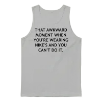 Funny Quote - Funny Saying - Funny Unisex Tank Top - Ash – 1
