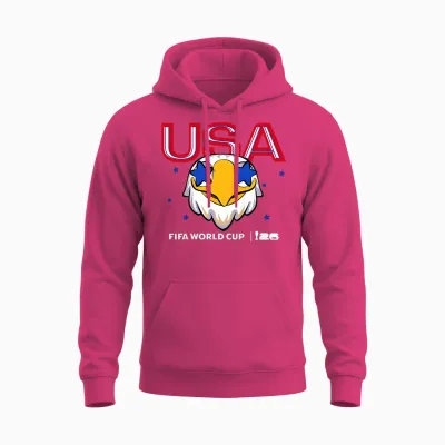 Enfant Fifa World Cup26 Usa Mascotte Stars Unisex Hoodie - Heliconia