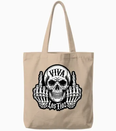 Viva Los Tioz - Spruch Für Coole Onkel Und Böhse Rocker Tote Bags - Natural
