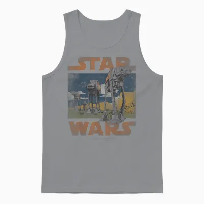 Star Wars At-At Walkers Vintage Unisex Tank Top - Sport Grey