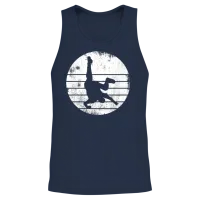 Break Dancer Sketch Unisex Tank Top - Navy – 2