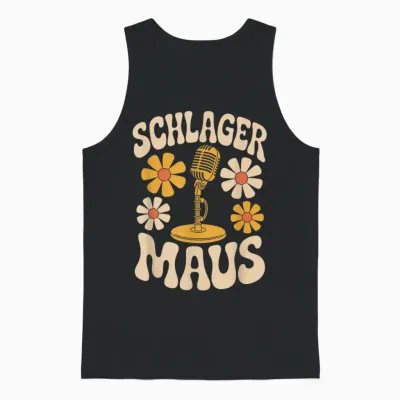 Schlager Maus Schlagerparty Jga Frauen Mädels Schlagermaus Unisex Tank Top - Black