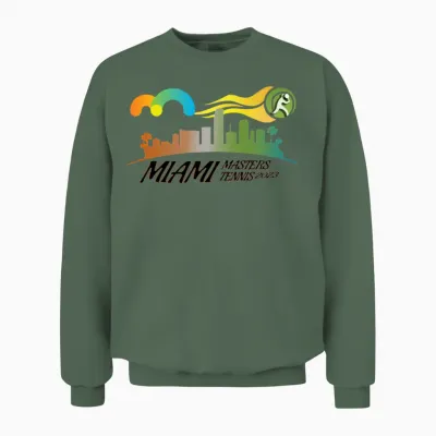 Masters Tennis Miami Unisex Sweatshirt - Military Green