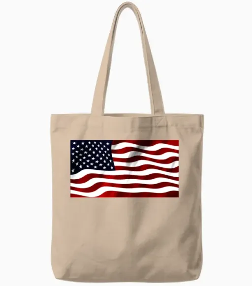 American Tote Bags in Natural