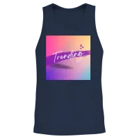 Trending Now Unisex Tank Top - Navy – 2