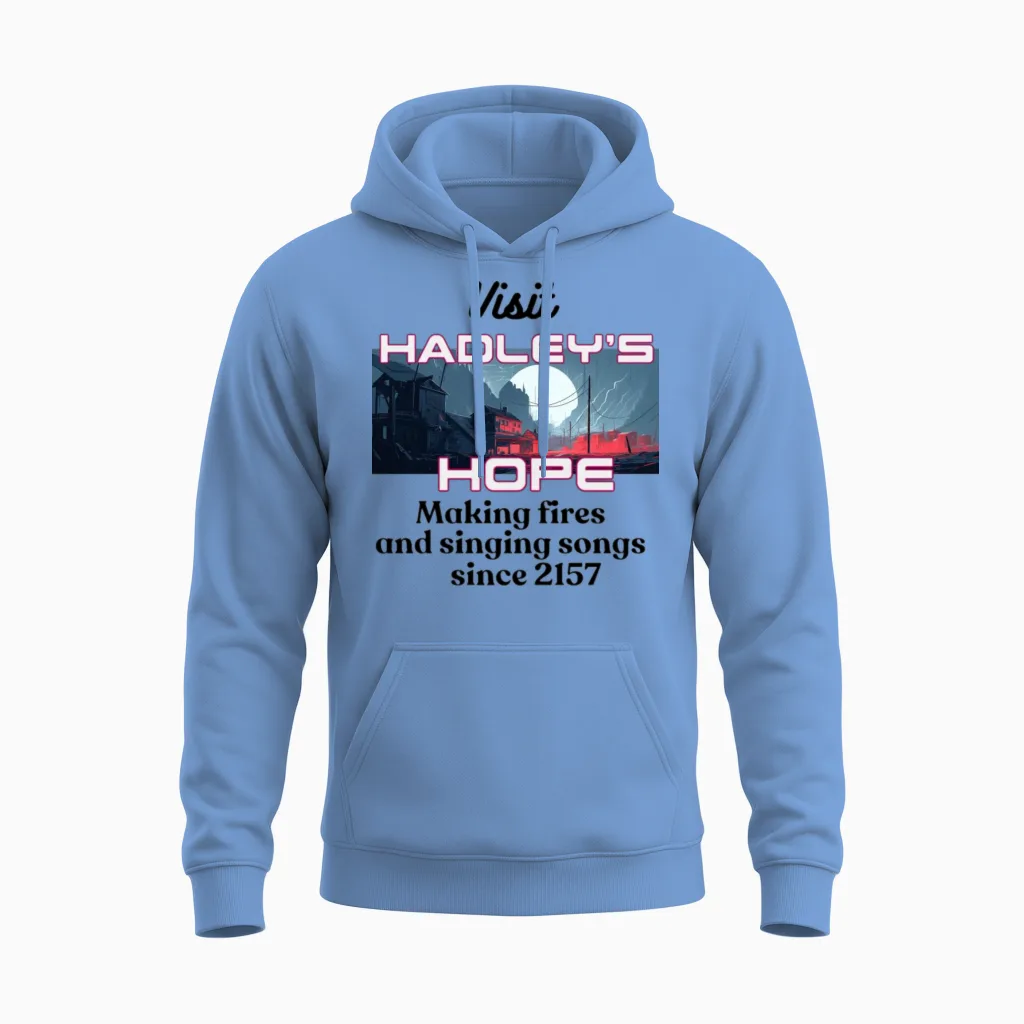 Visit Hadley's Hope Unisex Hoodie in Carolina Blue