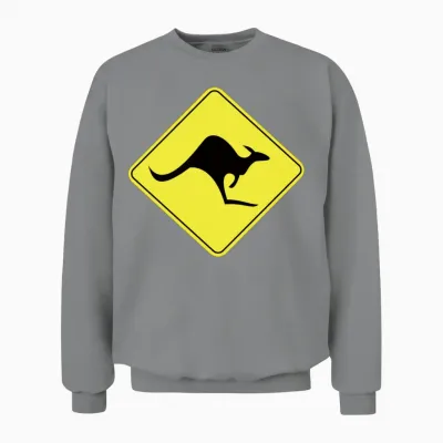 Kangaroo Unisex Sweatshirt - Sport Grey