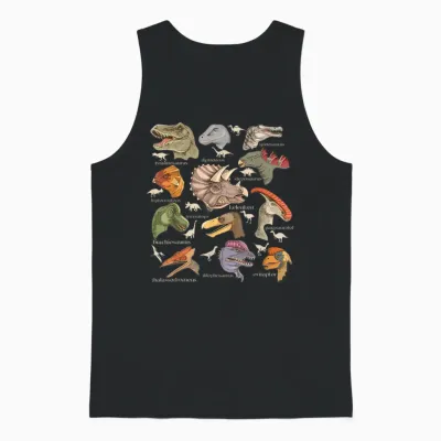 Paläontologen Kostüm Erwachsene Dinosaurier Archäologen Herren Unisex Tank Top - Black