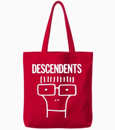 Descendents - Official Merchandise - Classic Milo Tote Bags - Red