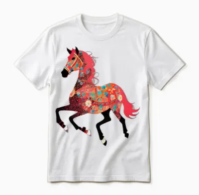 Horse Unisex T-Shirt - White