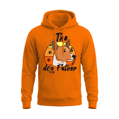 The Dog Father Unisex Hoodie - Safety Orange