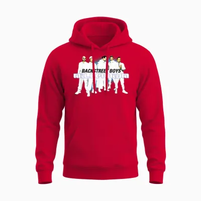 Backstreet Boys Millenium Pose Unisex Hoodie - Red