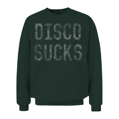 Retro Disco Sucks Unisex Sweatshirt - Forest