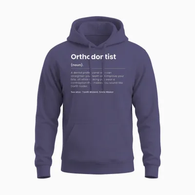 Funny Orthodontist Unisex Hoodie - Heather Sport Dark Navy
