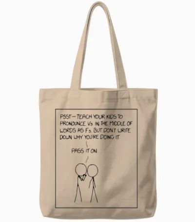Xkcd Funny Xkcd Tote Bags - Natural