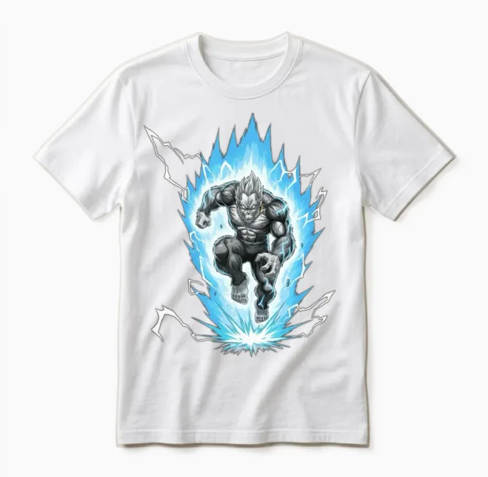 Bigfoot Energy Aura Gamer Gaming Gift Unisex T-Shirt in White