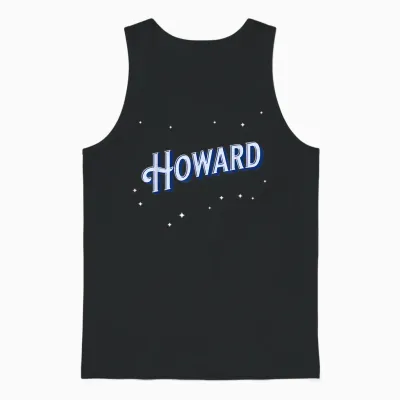 Howard Name Personalised Unisex Tank Top - Black