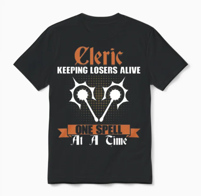 Funny Larp Unisex T-Shirt in Black