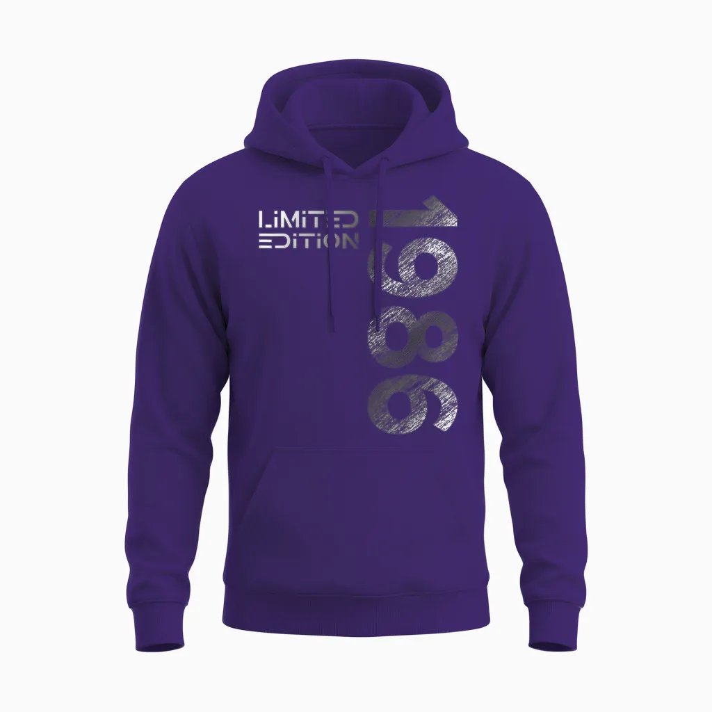 40. Geburtstag Limited Edition Jahrgang 1986 Mann Frau Unisex Hoodie in Purple