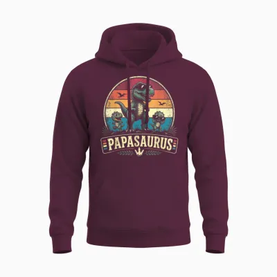 Papa Shirt Lustig Papa Geburtstag Vater Spruch Geschenk Papa Unisex Hoodie - Maroon