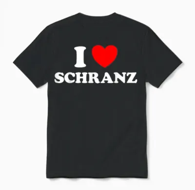I Love Schranz Funny Hard Tekno Techno Fast Music Fan German Unisex T-Shirt - Black