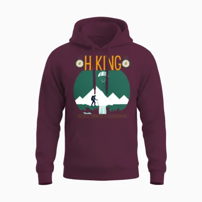 Hiking Is Better Than a Therapy Session Unisex Hoodie - Maroon