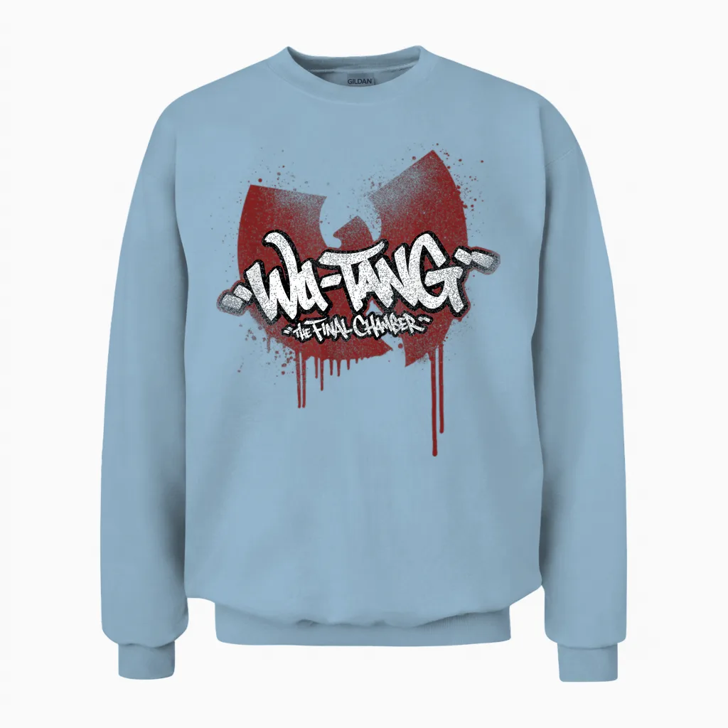 World Tour of the Wu-Tang Clan, the Last Chamber Unisex Sweatshirt in Light Blue