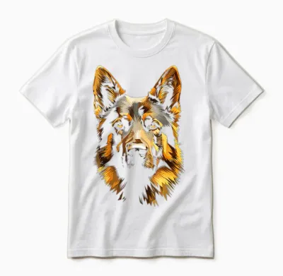 Deutscher Schäferhund Motiv Haustier Illustration Hund Deutscher Schäferhund Unisex T-Shirt - White