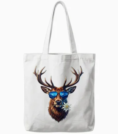 Trachtenshirt Passend Für Oktoberfest T-Shirt Herren Hirsch Tote Bags - White