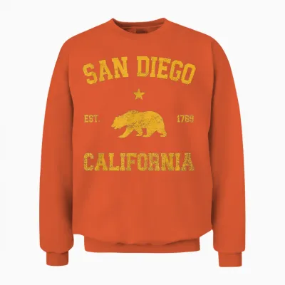 San Diego Unisex Sweatshirt - Orange