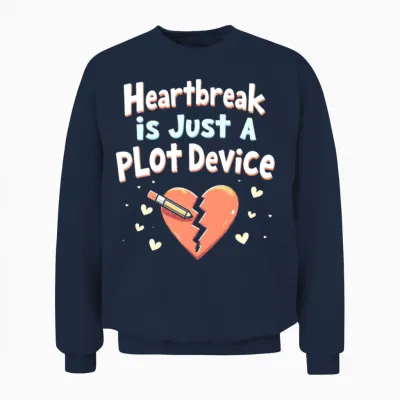 Breakup Empowerment Self-Love Fresh Starts Unisex Sweatshirt - Navy